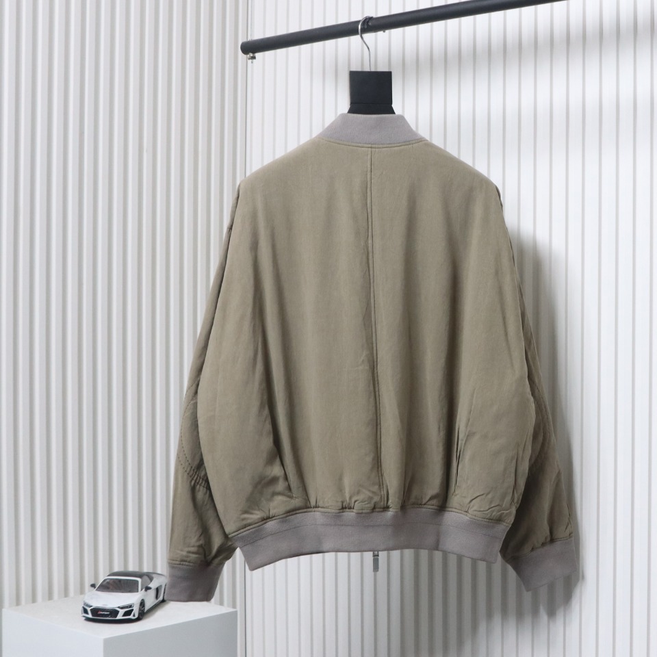 Stone Island x Dior Bomber Quilted Jacket Brown