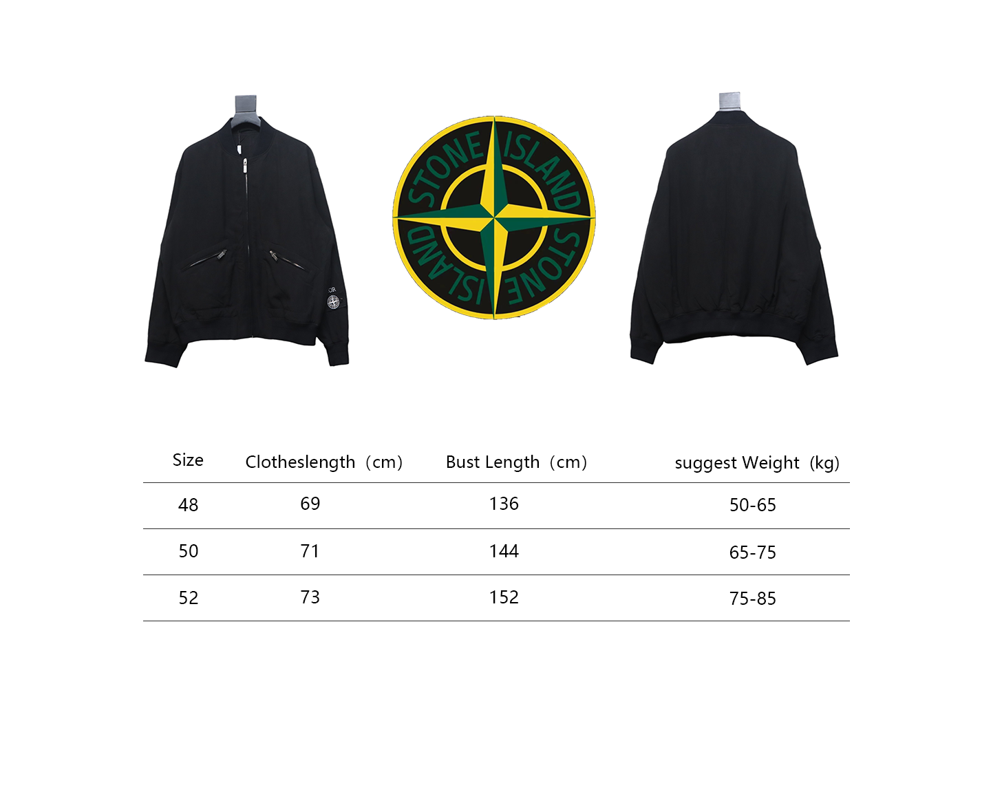 Stone Island x Dior Bomber Quilted Jacket Black