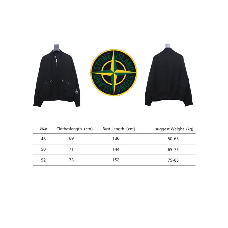 Stone Island x Dior Bomber Quilted Jacket Black