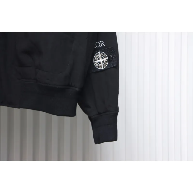 Stone Island x Dior Bomber Quilted Jacket Black