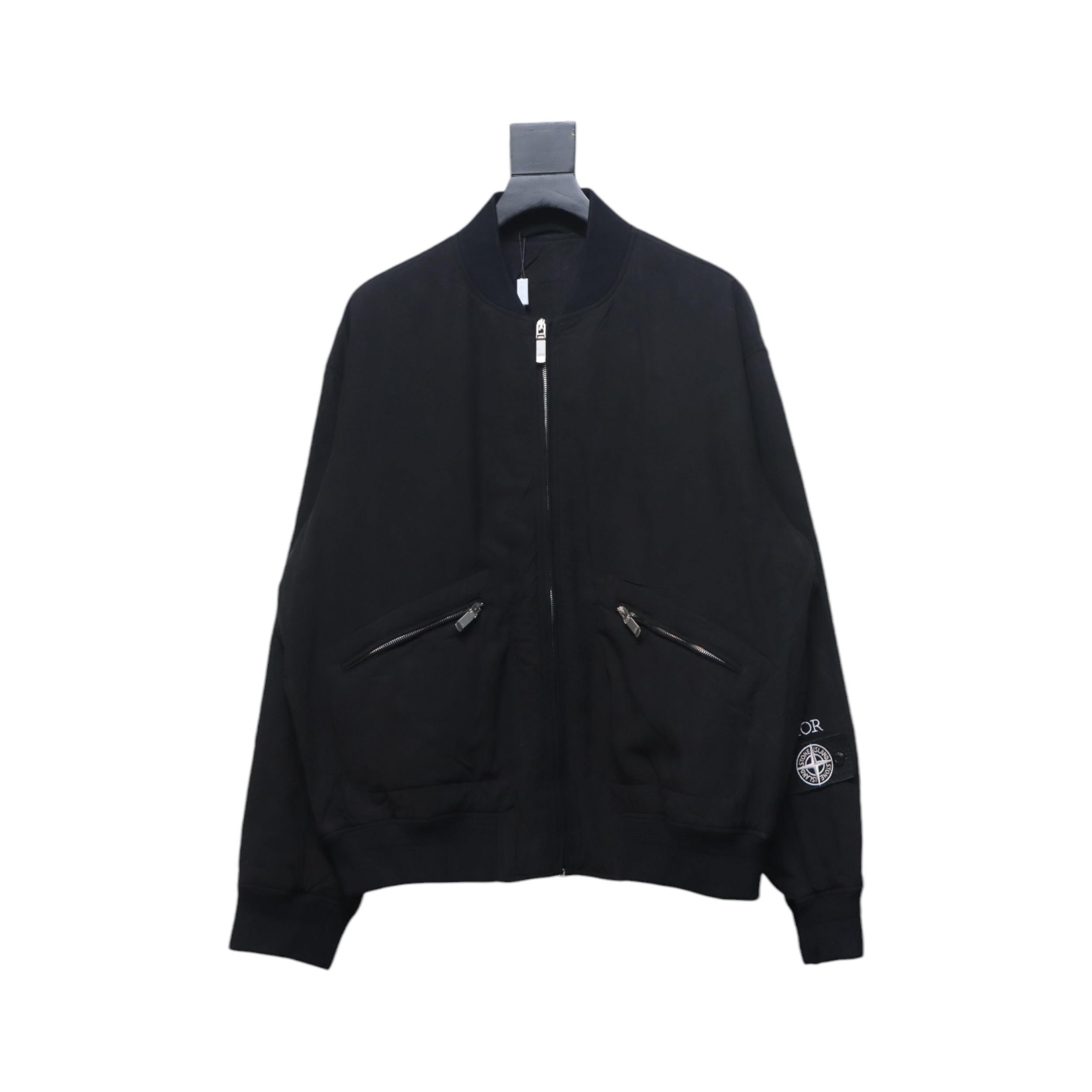Stone Island x Dior Bomber Quilted Jacket Black