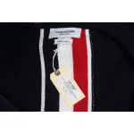 Thom Browne 22FW Horn Button Hooded Jacket Dark Blue