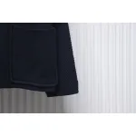 Thom Browne 22FW Horn Button Hooded Jacket Dark Blue