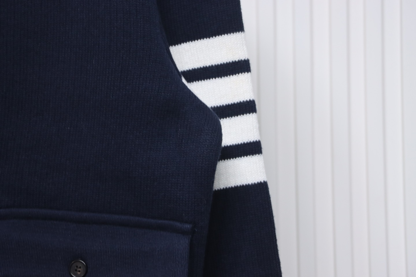 Thom Browne 23FW Cropped Wool Jacket Blue