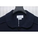 Thom Browne 23FW Cropped Wool Jacket Blue