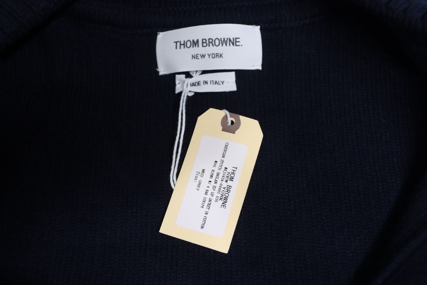 Thom Browne 23FW Cropped Wool Jacket Blue