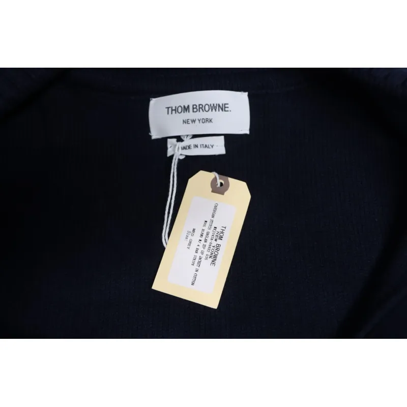 Thom Browne 23FW Cropped Wool Jacket Blue