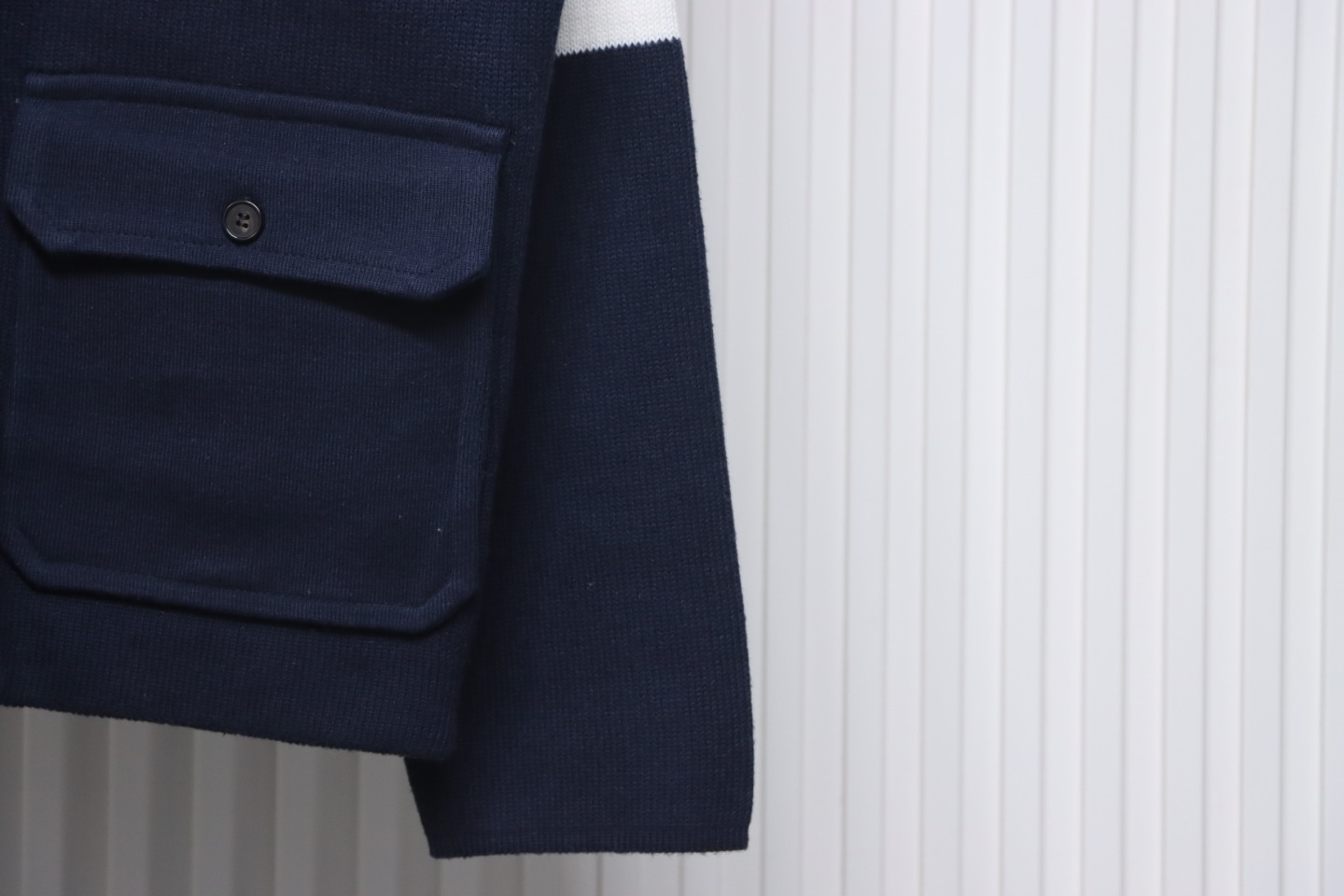 Thom Browne 23FW Cropped Wool Jacket Blue