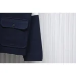 Thom Browne 23FW Cropped Wool Jacket Blue