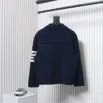 Thom Browne 23FW Cropped Wool Jacket Blue