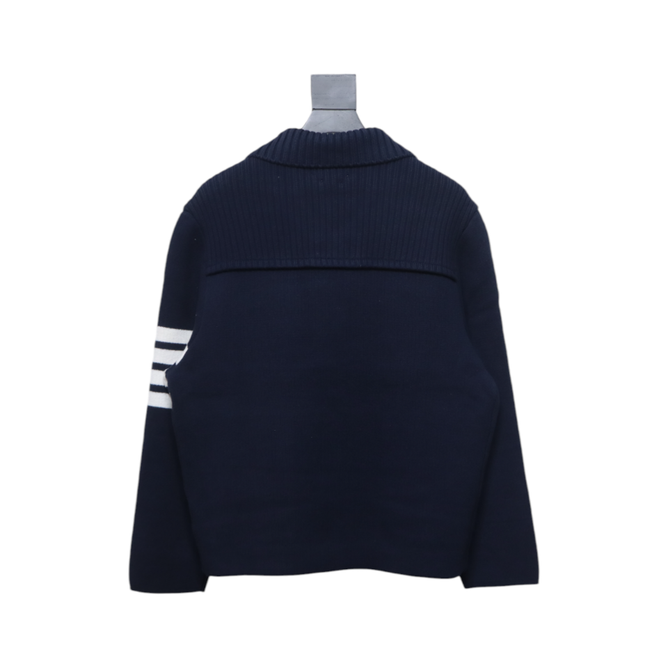 Thom Browne 23FW Cropped Wool Jacket Blue