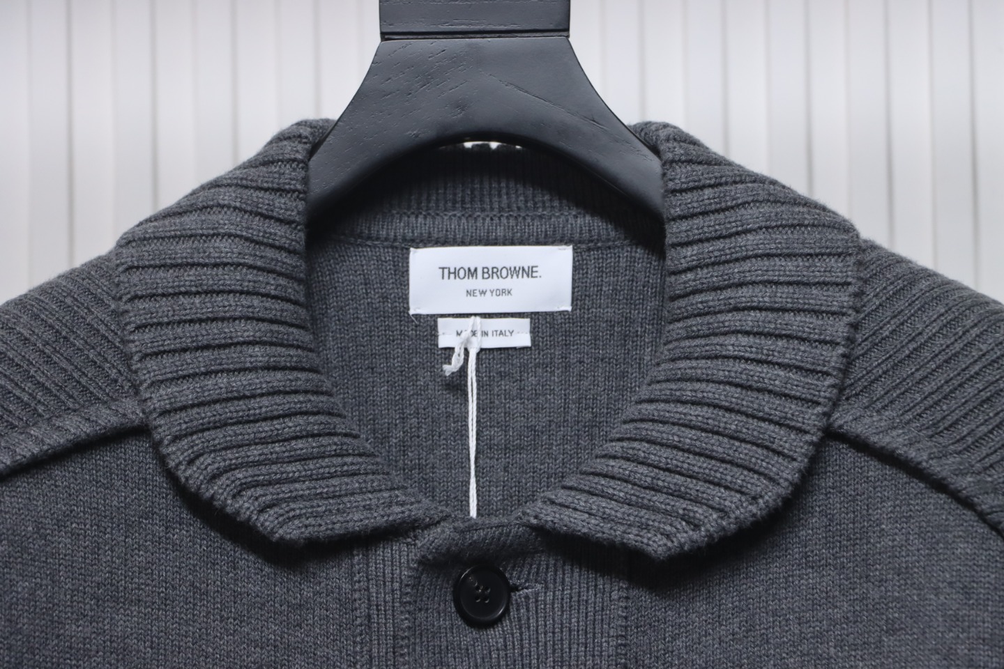 Thom Browne 23FW Cropped Wool Jacket Grey
