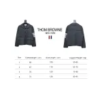 Thom Browne 23FW Cropped Wool Jacket Grey