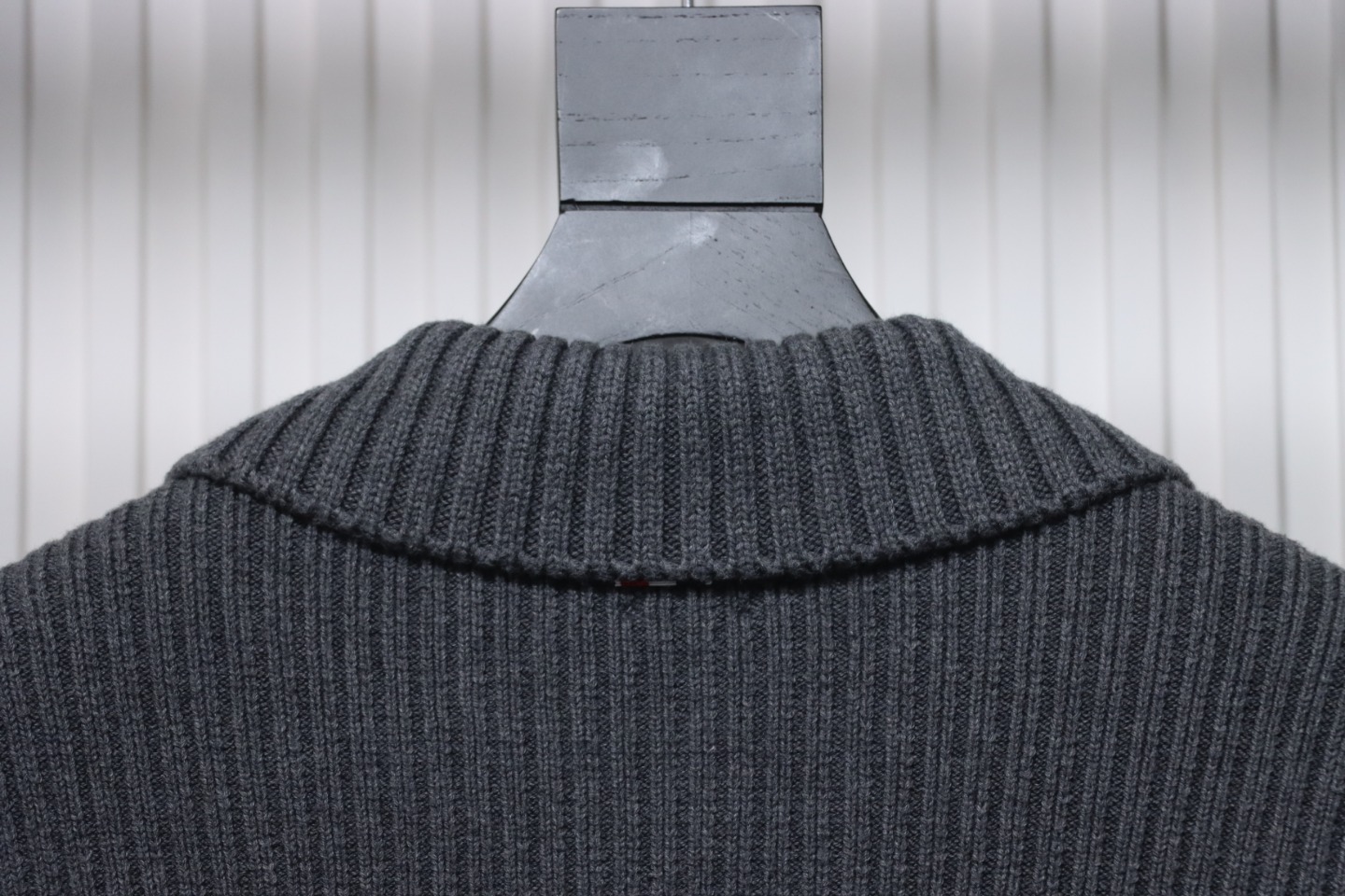 Thom Browne 23FW Cropped Wool Jacket Grey