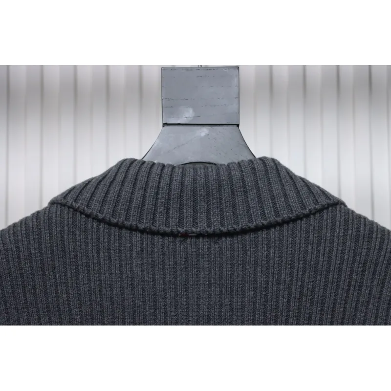 Thom Browne 23FW Cropped Wool Jacket Grey