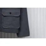 Thom Browne 23FW Cropped Wool Jacket Grey