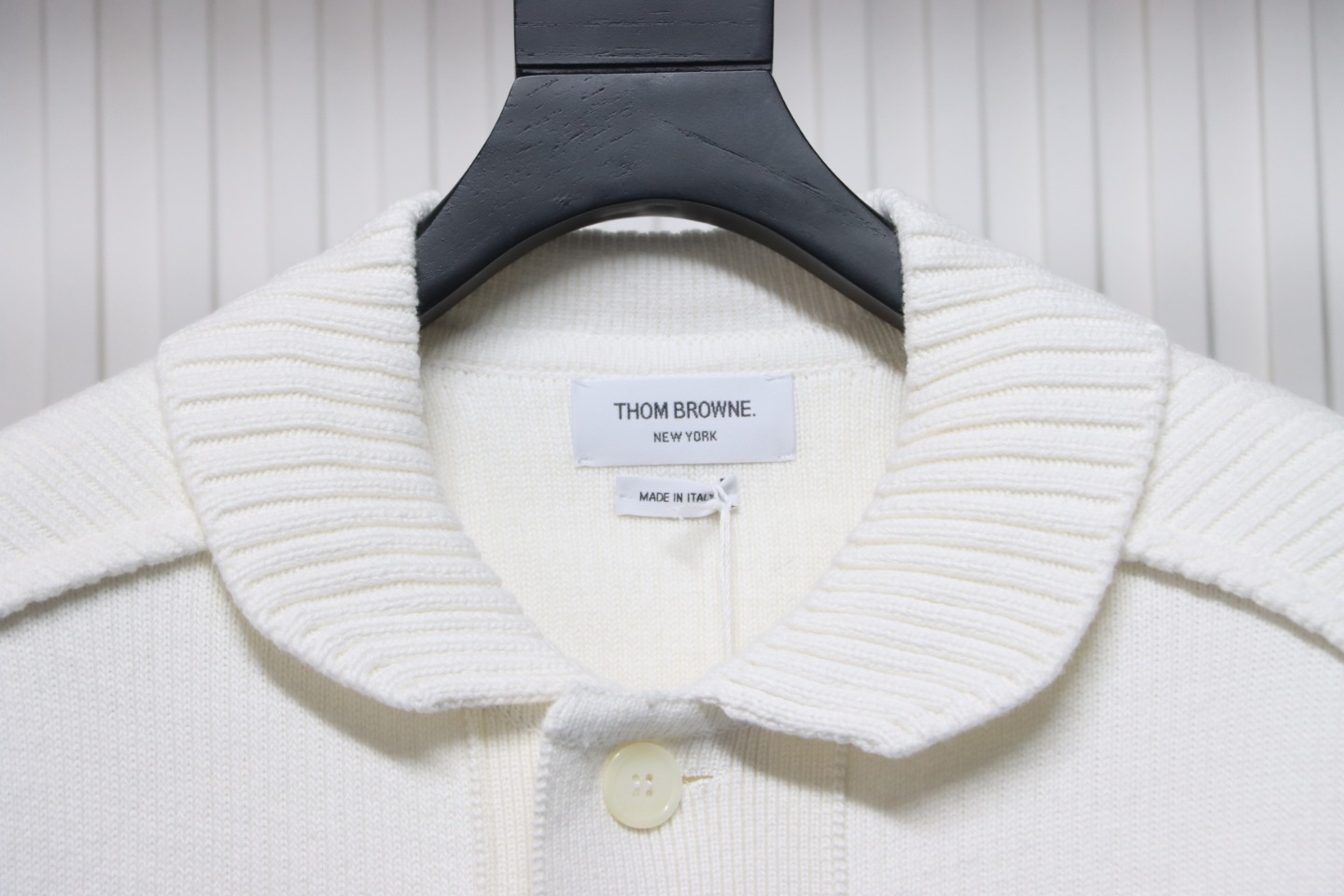Thom Browne 23FW Cropped Wool Jacket White