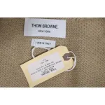 Thom Browne 23FW Sailboat Australian Wool Hooded Jacket Brown