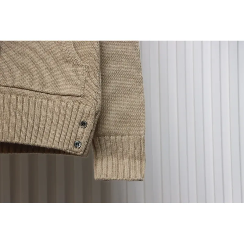 Thom Browne 23FW Sailboat Australian Wool Hooded Jacket Brown