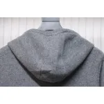 Thom Browne 23FW Sailboat Australian Wool Hooded Jacket Grey