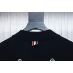 Thom Browne 24FW Crab Zipper Baseball Jacket Black