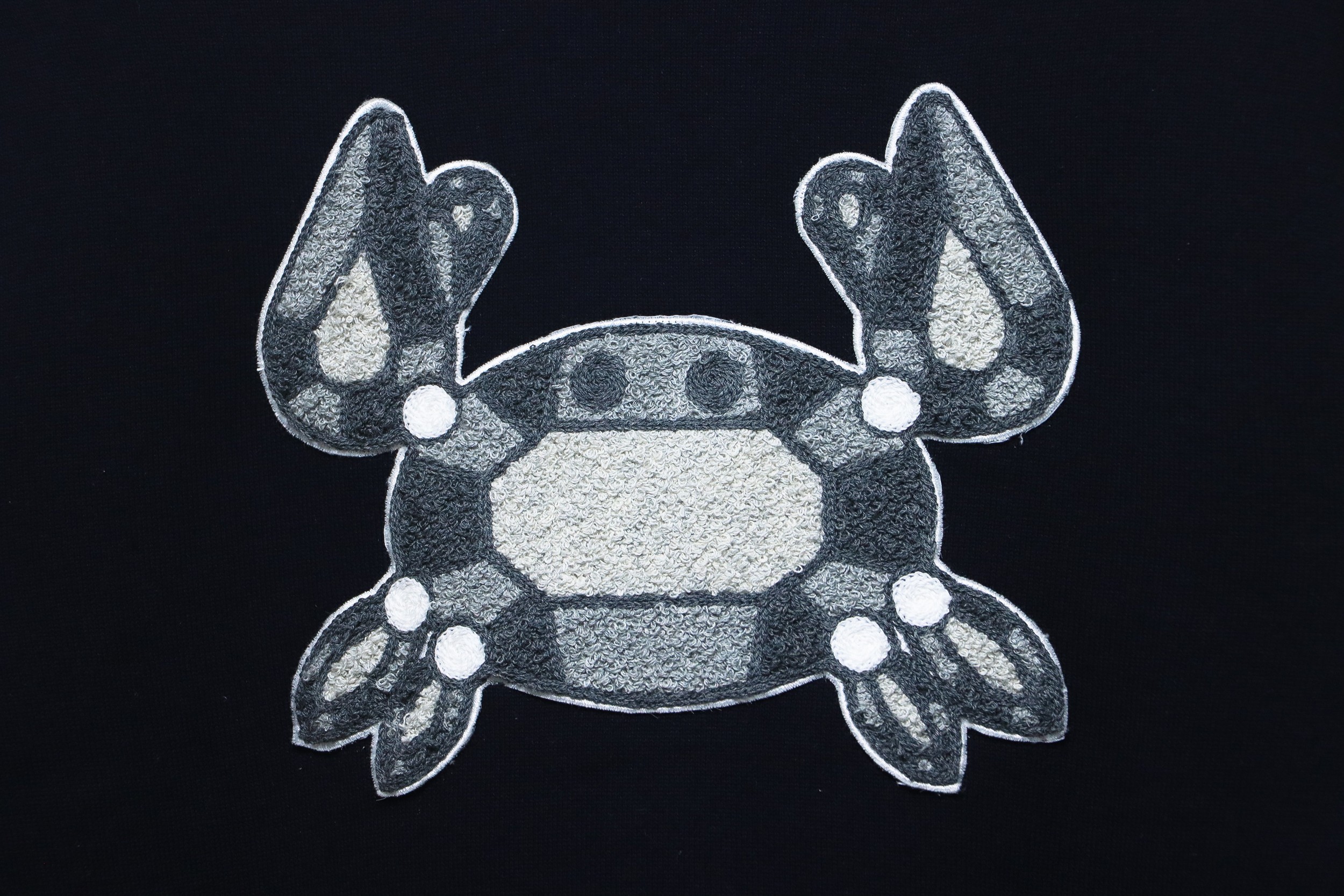 Thom Browne 24FW Crab Zipper Baseball Jacket Black