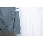 Thom Browne 24FW Crab Zipper Baseball Jacket Grey