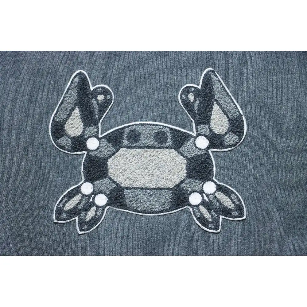 Thom Browne 24FW Crab Zipper Baseball Jacket Grey