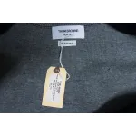 Thom Browne 24FW Crab Zipper Baseball Jacket Grey