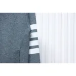 Thom Browne 24FW Crab Zipper Baseball Jacket Grey