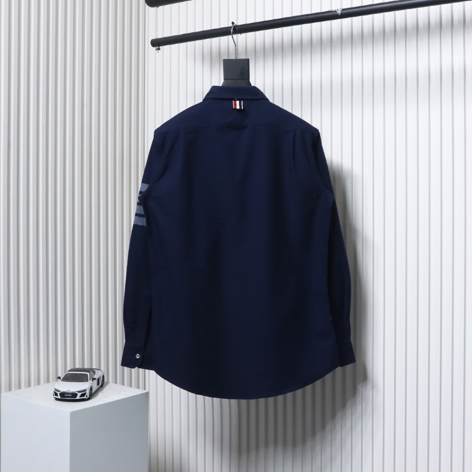 Thom Browne 24fw Flannel Long Sleeve Shirt