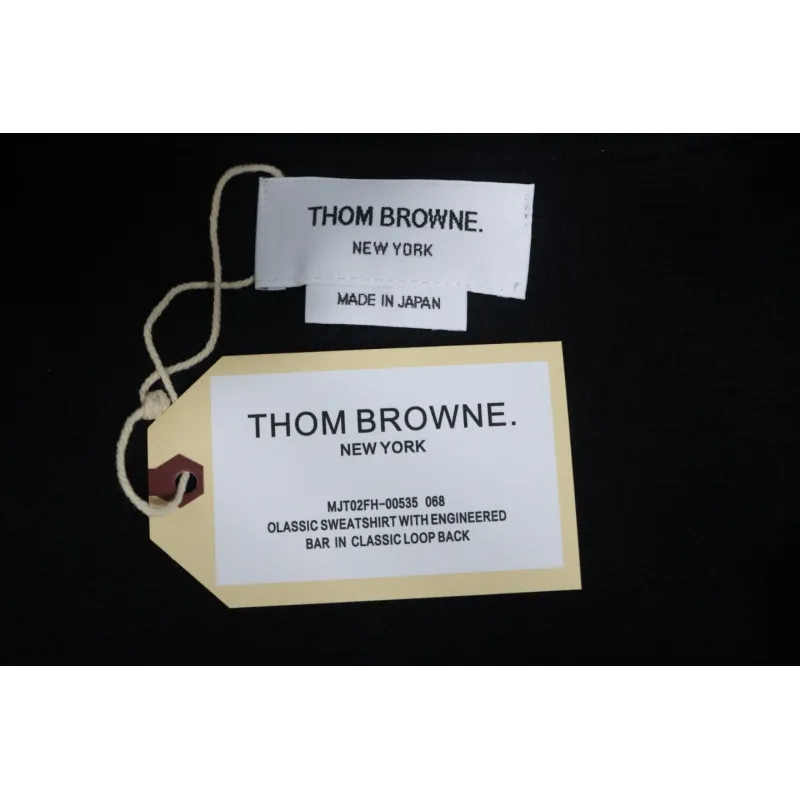 Thom Browne 24FW Four-Bar Lapel Jacket Black