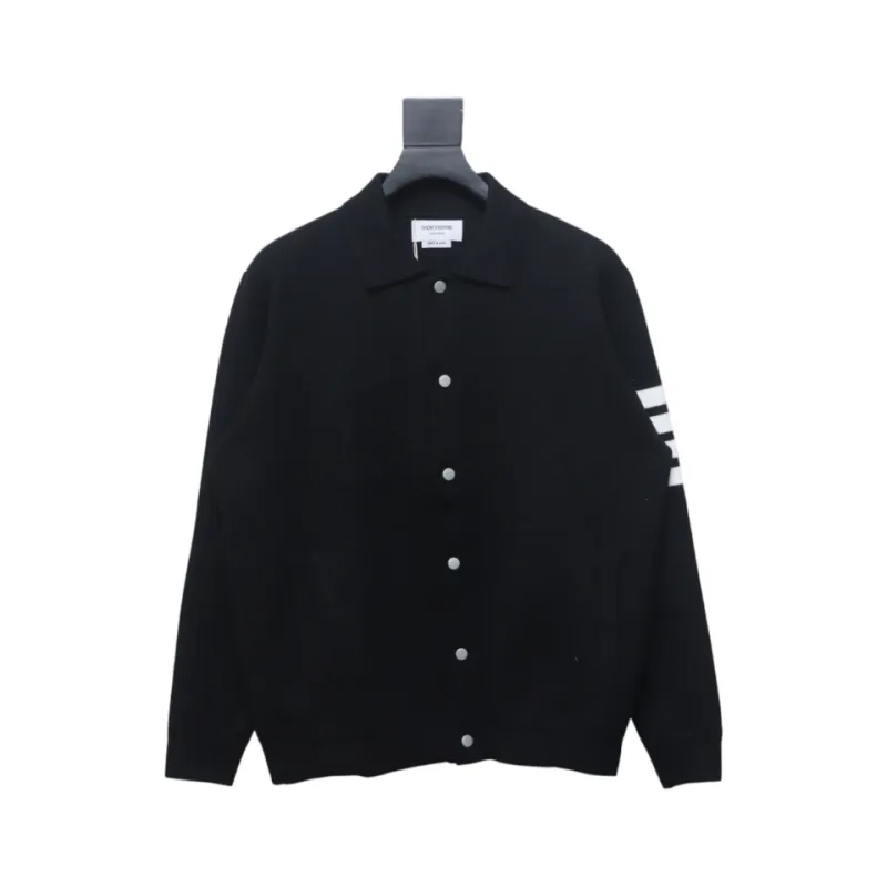 Thom Browne 24FW Four-Bar Lapel Jacket Black