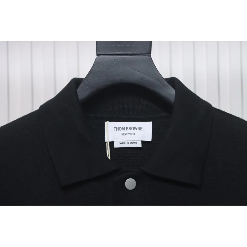 Thom Browne 24FW Four-Bar Lapel Jacket Black