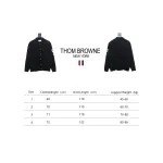 Thom Browne 24FW Four-Bar Lapel Jacket Black