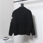 Thom Browne 24FW Four-Bar Lapel Jacket Black
