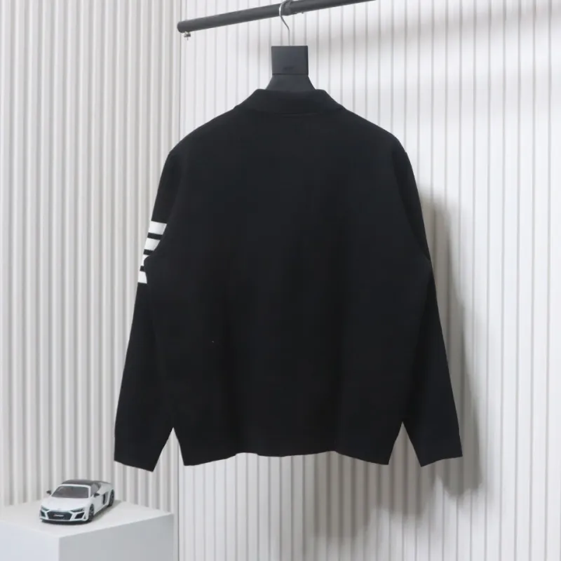Thom Browne 24FW Four-Bar Lapel Jacket Black