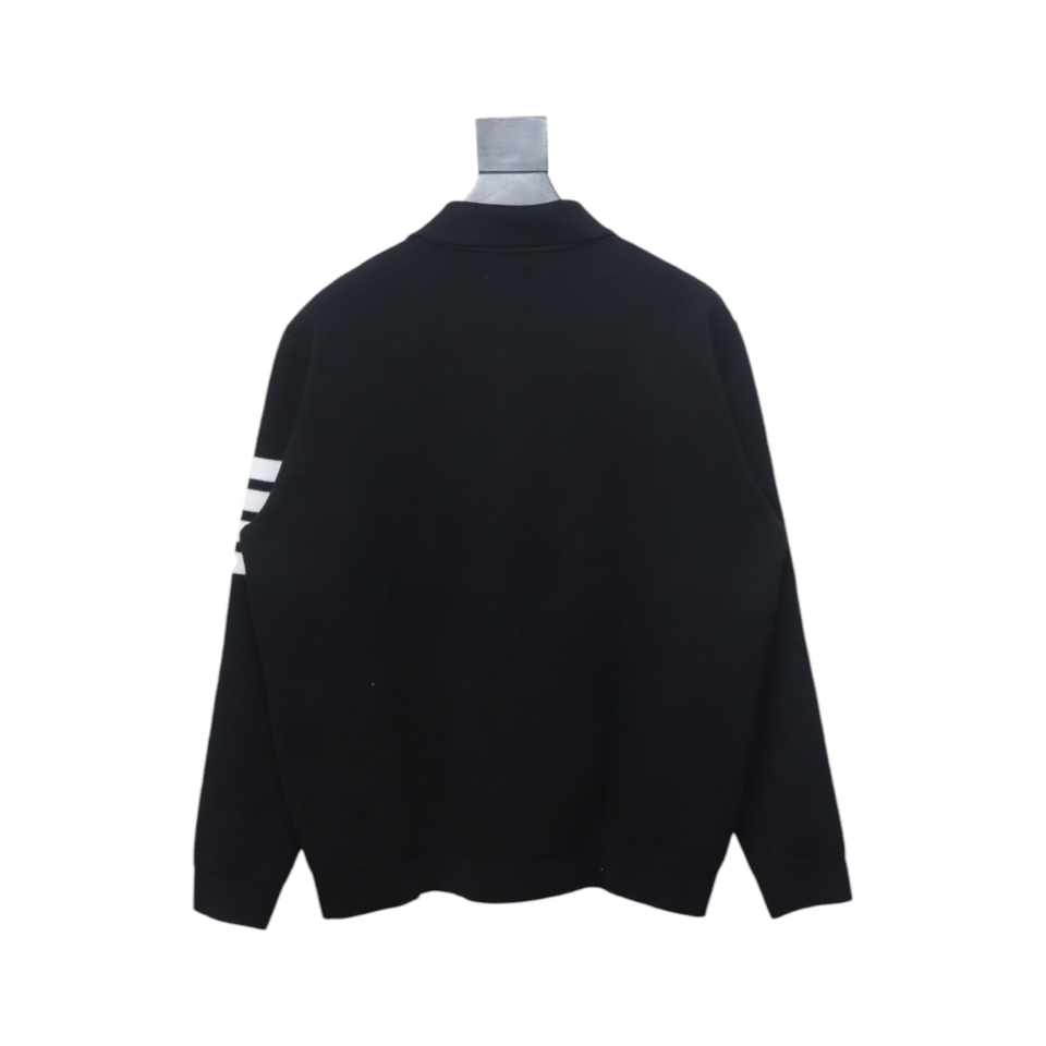 Thom Browne 24FW Four-Bar Lapel Jacket Black