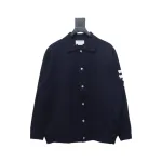 Thom Browne 24FW Four-Bar Lapel Jacket Blue