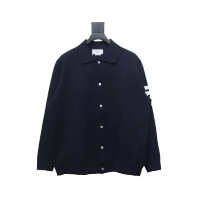 Thom Browne 24FW Four-Bar Lapel Jacket Blue 01