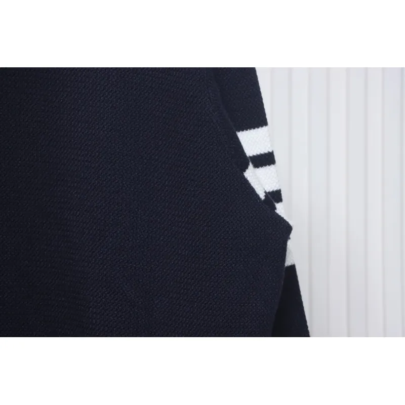 Thom Browne 24FW Four-Bar Lapel Jacket Blue