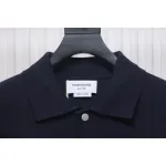 Thom Browne 24FW Four-Bar Lapel Jacket Blue