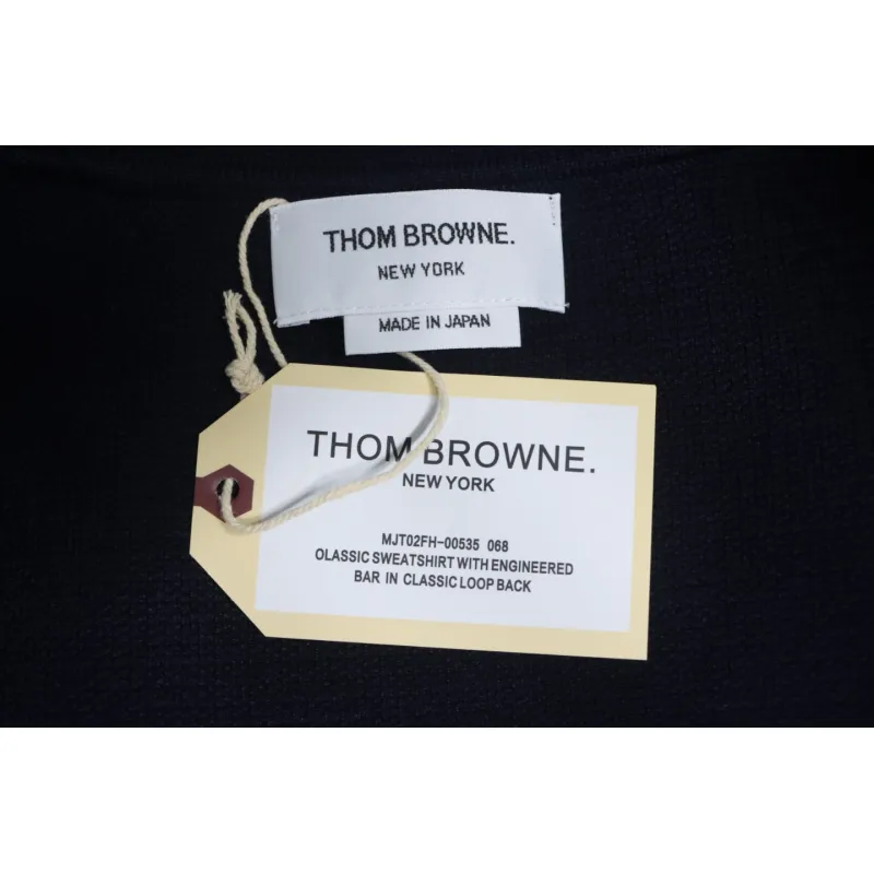 Thom Browne 24FW Four-Bar Lapel Jacket Blue