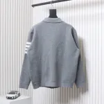 Thom Browne 24FW Four-Bar Lapel Jacket Grey