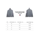 Thom Browne 24FW Four-Bar Lapel Jacket Grey
