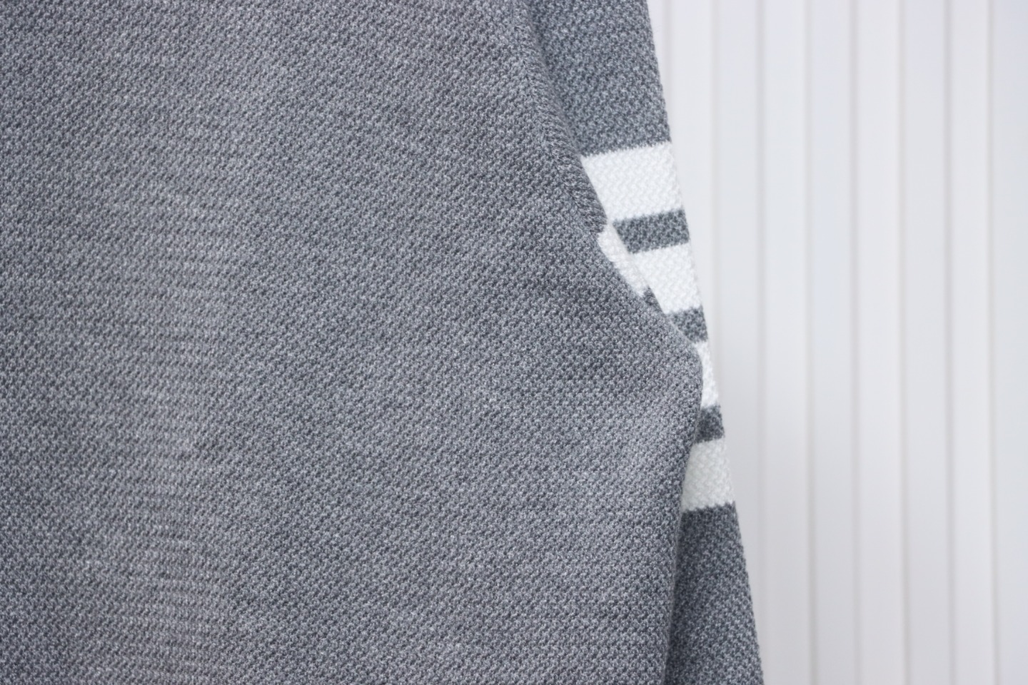 Thom Browne 24FW Four-Bar Lapel Jacket Grey