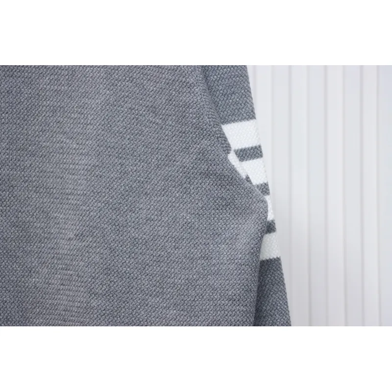 Thom Browne 24FW Four-Bar Lapel Jacket Grey