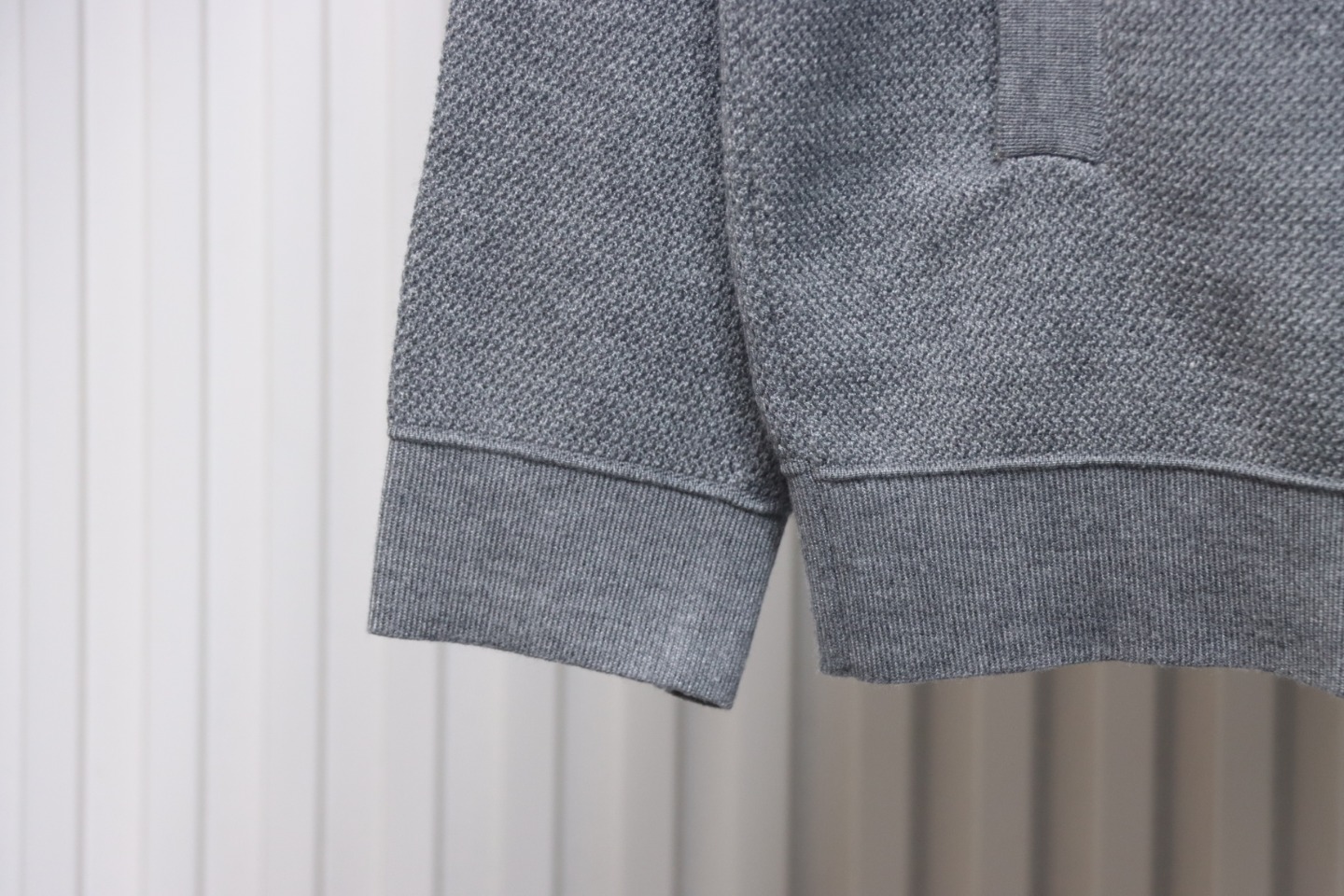 Thom Browne 24FW Four-Bar Lapel Jacket Grey