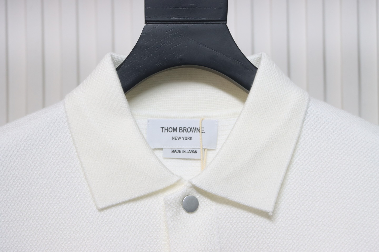 Thom Browne 24FW Four-Bar Lapel Jacket White