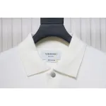 Thom Browne 24FW Four-Bar Lapel Jacket White